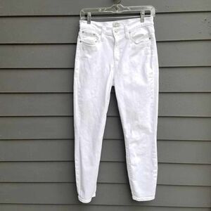 J Crew White Lookout High Rise Skinny Crop Jeans size 29